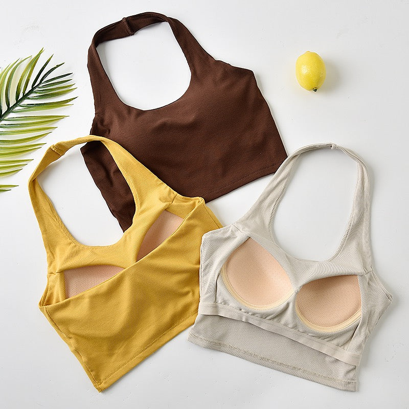 Amber Halterneck Built-In Bra Camisole